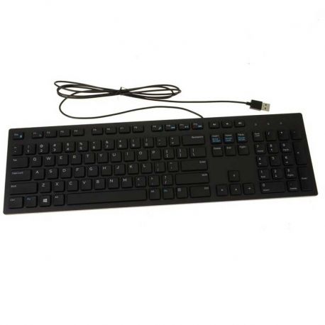 Teclado Alámbrico Dell KB216 USB 2.0 Inglés Negro