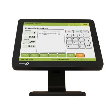 Monitor Bematech LE1015 LCD Táctil 15' 1024 x 768