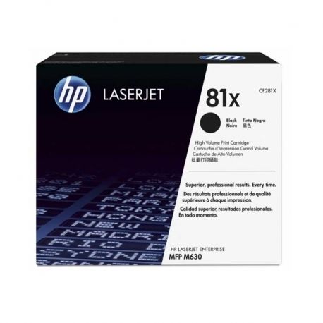 Cartucho de Tóner HP 81X Negro Original 25K Pág