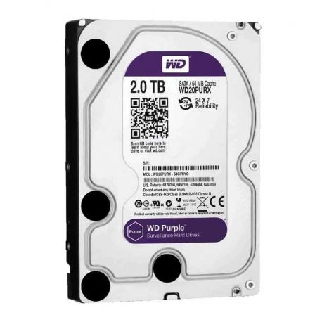 Disco Duro Wester Digital Purple 5400rpm 2TB 3.5'