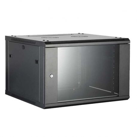 Gabinete de Pared Iflux FD-WM-R-6W6D4 6U 19' Negro