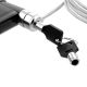 Xtech XTA-11 Cable de bloqueo pc con llave 1.8m