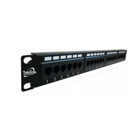 Patch Panel Teklink PPC-245EP-TEK Cat5e 24P UL 1U