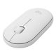Mouse Logitech Pebble M350 Bluetooth USB-blanco