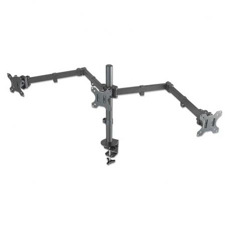 Soporte Pantalla Manhattan 13' a 27' 3 Pantallas
