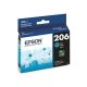 Cartucho de tinta Epson T206220-AL T206 Ink Cyan