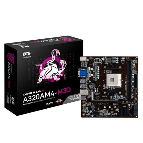 Tarjeta Madre ECS A320AM4-M3D Atx USB 3.0-Gigabit
