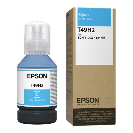 Botellas de tinta Epson T49H 140 ml- Ink Cyan