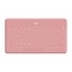 Teclado Logitech Keys to go Bluetooth - rosa