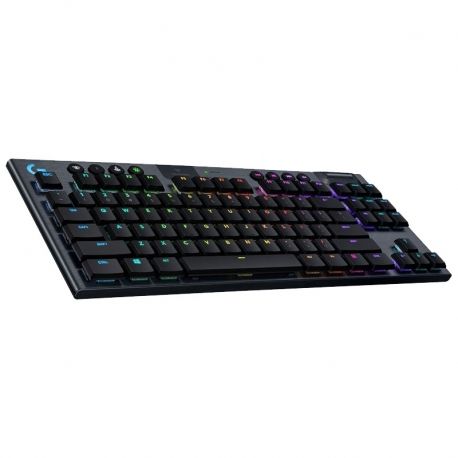 Teclado Logitech G915 Tkl inalámbrico RGB - carbón