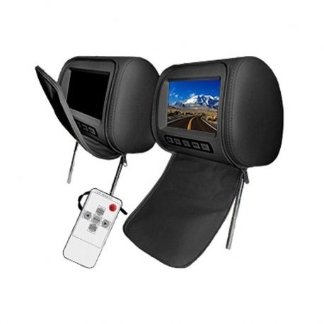 Pantalla de Cabecera 7” TFT LCD / 12V DC- Negro