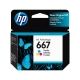 Cartucho de Tinta HP 667 Ink Tricolor original
