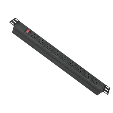 Regleta PDU Iflux de 9 puertos con protector
