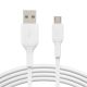 Cable de carga Belkin Boost Micro usb 1m-blanco