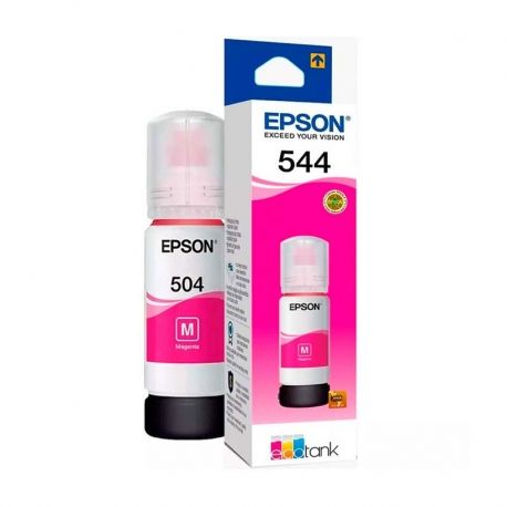 Botella De Tinta Epson 504 Original Magenta
