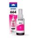 Botella De Tinta Epson T664 magenta Original