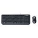 Combo teclado y mouse Microsoft cableadoUSB Inglés