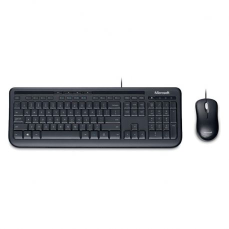Combo teclado y mouse Microsoft cableadoUSB Inglés