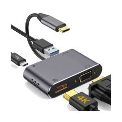 Adaptador Gikersy USB-C a HDMI / VGA Type - C