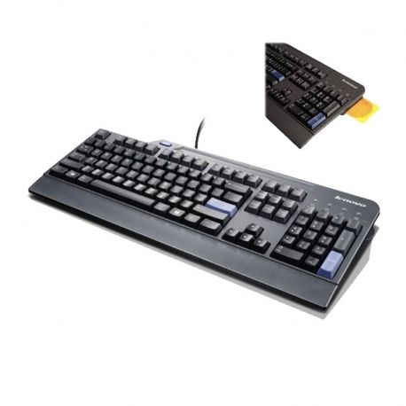 Teclado Lenovo tarjeta inteligente USB - Negro