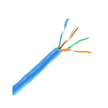 Cable UTP Cat-5e rollo 305m, cobre color azul