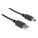 Cable mini USB Manhattan dispositivos USB 2.0