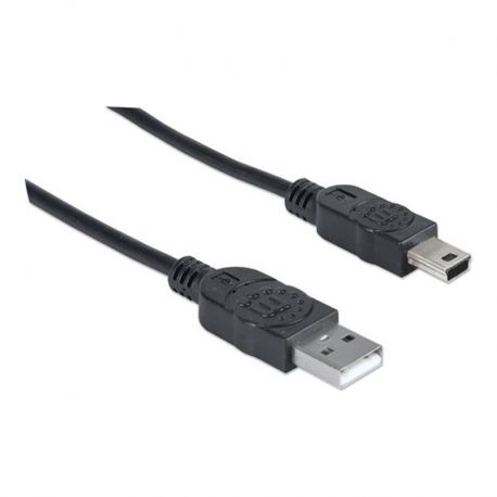 Cable mini USB Manhattan dispositivos USB 2.0