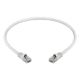 Cable De Red Patch Cord UTP LA Cat5E 30cm Blanco