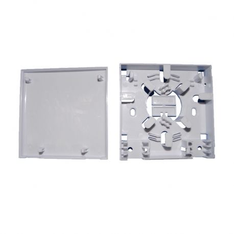Placa Frontal De Fibra Óptica cablix Abs 2 Puertos