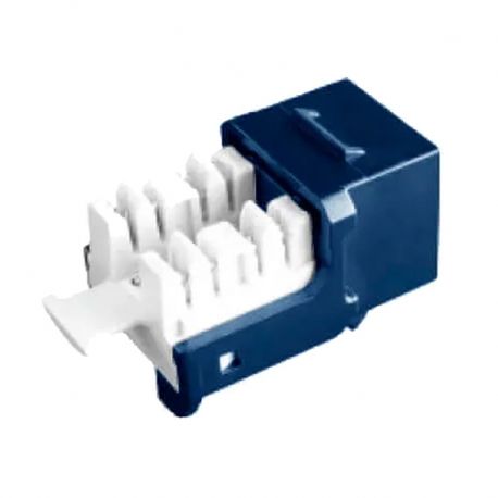Conector Modular Cablix RJ45 hembra Cat6 azul