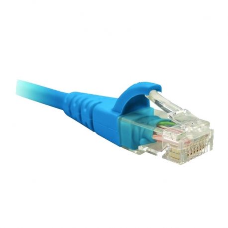 Patch Cord Categoría 6A color Azul 7' (2.13mts)