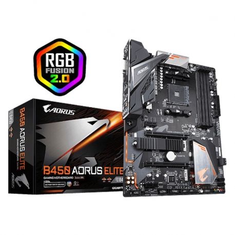 Tarjeta madre Gigabyte B450 Aorus Elite Am4 4DDR4
