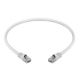 Cable de red Patch Cord UTP Cat6 30cm Color Blanco
