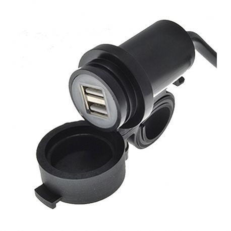 Cargador Airlive 2 tomas USB- Anclaje en manivela