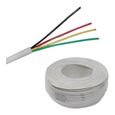 Cable Alarma Casa carrucha 150 Mts 4C X 7/0.2Cca