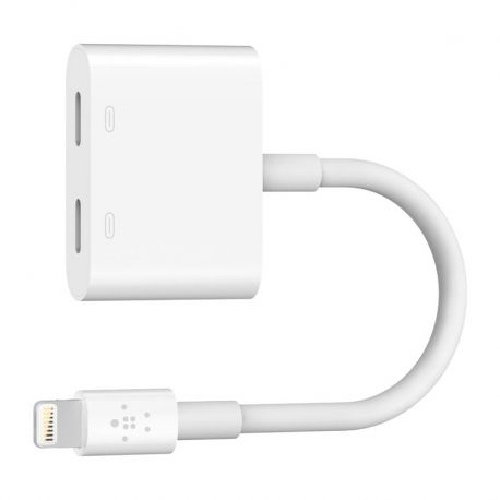 Belkin Lightning Audio + Carga Rockstar para Apple