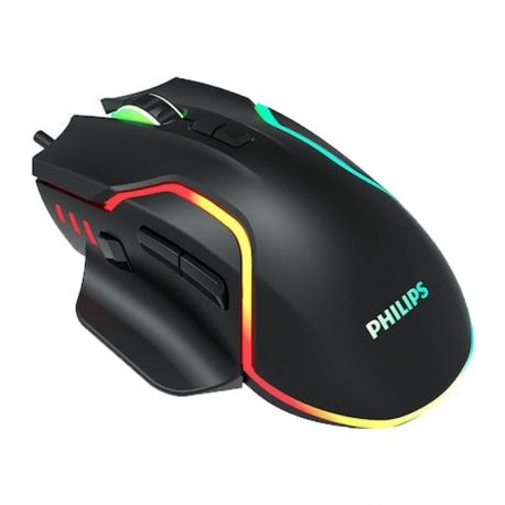 Mouse Philips gaming optical USB RGB 2400DPI