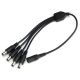 Splitter Dahua cable 1 a 4 hembra a macho
