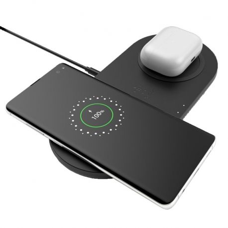 Almohadillas de carga Belkin inalámbricas dobles