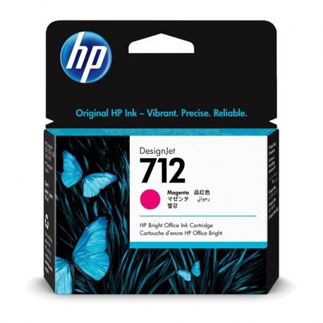 Cartucho de Tinta HP 712 Ink original 29ml Magenta