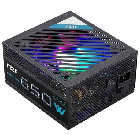 Fuente de Poder Azza PSU 650W ARGB Bronze 80Plus