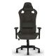 Silla Corsair T3 Rush Gaming apoyabrazos 4D carbón