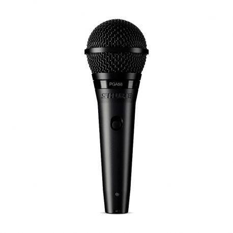 Micrófono Shure PGA58 QTR conector XLR 3 pines