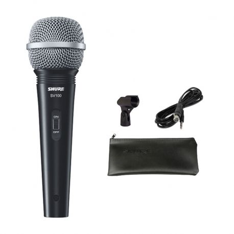 Micrófono Vocal Shure SV100 con enchufe de 6,3mm