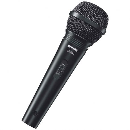 Micrófono Shure SV200 sonido nítido y vibrante
