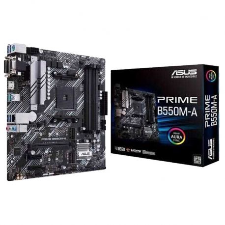 Tarjeta Madre Prime B550Ma micro ATX AMD Am4 Ddr4